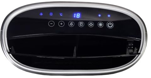 ARDES | AR4P17 STONE Termoventilatore Ceramico 2200W, Termoventilatore Ceramico Programmabile Timer 12h, Termoventilatore Silenzioso Smart, Display LED Touch, Funzione Ionizzante e Filtro Antipolvere