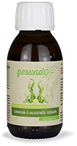 gesundo Omega-3 Algenöl Vegan - Hochdosiert - Mit EPA und DHA - 100ml Flasche