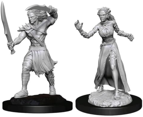 Dungeons & Dragons Magic The Gathering Unpainted Miniatures: Vampire Lacerator & Vampire Hexmage (6 Units)
