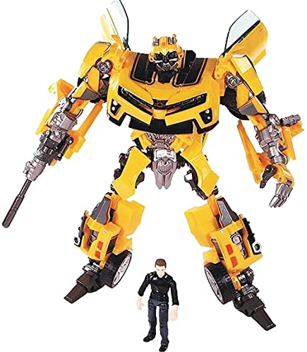 siyushop Verwandeln Sie Roboterspielzeuge-Helden Rettungsbots, Transformieren von Roboter Bumblebee-Figuren Spielzeug mit SAM Figuren-Spielzeugen Geschenk for Kinder Jungen