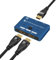 CABLEDECONN Splitter bidirezionale HDMI 2.1 8K 8K @ 60Hz 4K @ 120Hz 1440p @ 165Hz 1080P @ 240Hz 1 2out 2 1out alta velocità 48Gbps eARC convertitore compatibile con Xbox X PS5 blu