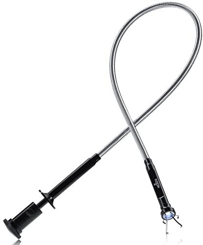 NoCry Magnetic 27.7in Grabber Tool with an Extra Long, Flexible Cable; Comes with a Retractable Claw Grabber, Bright LED light and a Magnetic Tip with 5lb Pull Strength