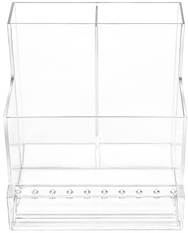 Minkissy Nail Drill Bits Acrylic Nail Polish Tray Nail Drill Bit Holder Nail Polishing Machine Storage Box Display Case Stand Displayer Organizer Container Drill Bit Holder Shelving Brackets
