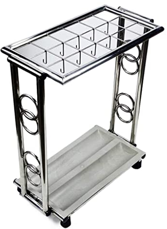 Habrur Schirmständer Regenschirmständer Edelstahl Regenschirmständer Regenschirm Aufbewahrungsbehälter Home Office Hotel Regenschirm Lagerregal Regenschirmhalter Regenschirmhalter Schirmhalter