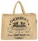 Domelo Einkaufskörbe. Bedruckte Einkaufstasche. Jute Tasche groß. Korbtasche, wasserabweisenden Strandtasche. Jutetaschen Shopper als Shopping bag. Nachhaltige Tragetasche (Vintage Pferde)