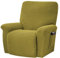 TOPCHANCES Stretch Liegestuhl Abdeckung, Liegestuhl Schonbezüge Couchbezug Antirutsch Sofa Schonbezug, Möbelschutz mit Gummizug Unterseite Seitentasche (Gelbgrün), TYT01, Einheitsgröße