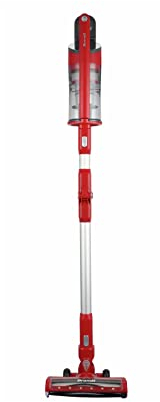 BRANDT ASB30R - Aspirateur - Manche pliable - Capacité du bac à poussière: 0.5L - 2,8kg - 400 W - Temps de charge: 5~6h - rouge