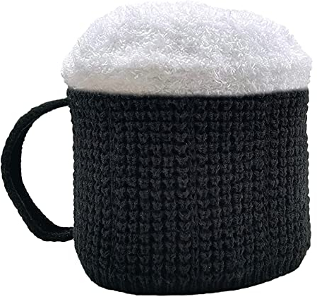 FGFD&OU Beanie Mütze Damen Herren Lustige Strickmütze Warme Wintermütze Thermische Winddichte Damenmützen Dicker Winter Knit Ski Cap Watch Hat Mütze Lustige Geschenke für Unisex (Schwarz)