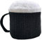 FGFD&OU Beanie Mütze Damen Herren Lustige Strickmütze Warme Wintermütze Thermische Winddichte Damenmützen Dicker Winter Knit Ski Cap Watch Hat Mütze Lustige Geschenke für Unisex (Schwarz)