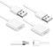 Design per Apple Pencil caricabatterie adattatore di ricarica compatibile con Apple Pencil 1a generazione (2 pezzi), 1,9 m, accessori per iPad di 1 generazione, cavo di ricarica