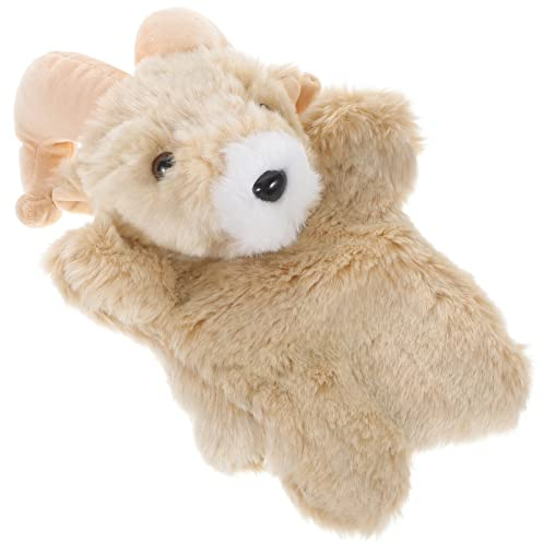 ibasenice Handpuppen Spielzeug Schaf Handpuppe Bauernhoftier Plüschtier Handpuppen Rollenspiel Handpuppe Schaf Plüschpuppe Zum Fantasievollen Rollenspiel Strumpf Geschichtenerzählen