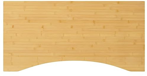 vidaXL Schreibtischplatte 110x55x4 cm Bambus