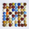 Carreaux de mosaïque en céramique aléatoire, 500 g, pour loisirs créatifs, assiettes, pots de fleurs, vases, tasses, fournitures de mosaïque (3 cm, rond)