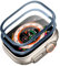 ESR Armorite Protector de Pantalla para Apple Watch Ultra 2/1 (2023/2022, 49 mm), Protección Grado Militar, Cristal Templado con Marco de Acero Inoxidable, Mantente Original, Azul Oscuro
