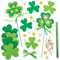 Baker Ross FX986 Shamrock-Zauberstab-Bastelsets - Packung mit 6, St. Patrick's Day-Bastelsets für Kinder