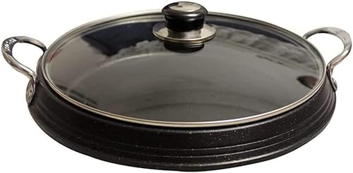 KOHARA Braten von Käse-Fondue-Pfanne, Meeresfrüchte-Topf, Reiskuchen-Topf, Käse-Pfanne, koreanischer Eintopf, Induktion, 26 cm Pfanne (Größe: 26 cm)
