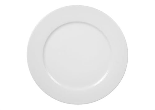 METRO Professional Assiette plate Adeani en porcelaine blanche Ø 27 cm, lot de 6
