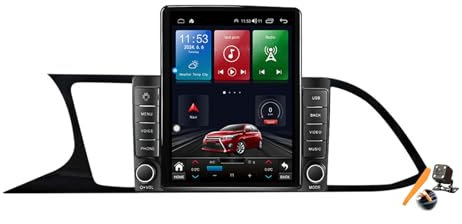 YLOXFW Autoradio Android 14.0 Navi 2 Din Stereo für Seat Leon 3 2012-2020 Sat GPS Navigation 9.7 Zoll Cartablet DVD Multimedia Player FM BT Receiver mit Carplay 4G 5G WiFi DSP SWC,Ts400
