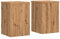 vidaXL Supports pour plantes 2 pcs chêne artisanal bois d'ingénierie, support de fleurs, support de pot, support pour plantes d'intérieur