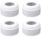4pcs Bottle Nipple Collars Rings, Compatible with Dr. Brown's Narrow Plastic & Glass Bottles Bottles 4oz & 8oz No Leak or Spills Replacement Bottle Nipple Ring Collars Baby Feeding Accessories