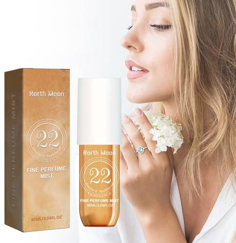 Bodyspray Parfum,Parfüm Bodyspray Damen,Bodyspray Damen, Body & Hair Fragrance Spray,Parfum Duftspray, Langanhaltender Duft Körperspray Damen,Parfum(90ML#22)