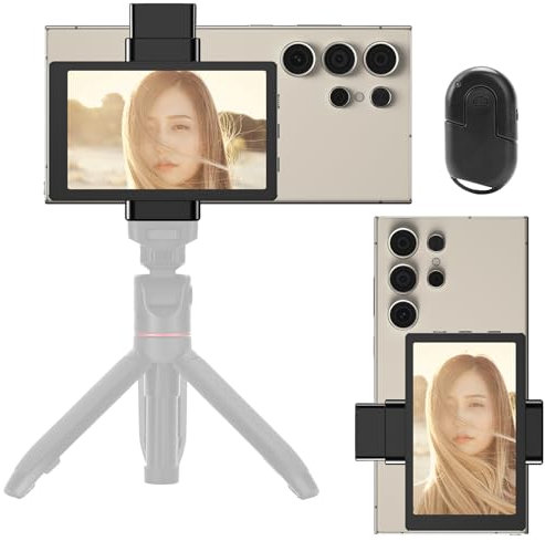 Newmowa Vlog Selfie Monitor Bildschirm für Samsung Magnetische Handyhalterung