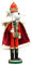 demaxiyad Décorations Casse-Noisette en Bois,Casse-Noisette Décoratif en Bois - Statue du Roi des Souris - Casse-Noisette Traditionnel de 12 Pouces, Souris Roi, décoration de noël, pour Table