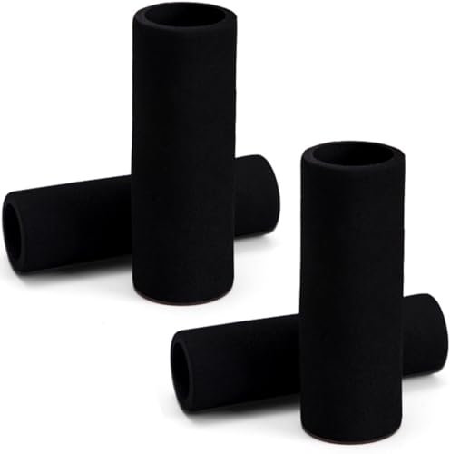 XENQITO 4Pezzi Copri Manopole in Spugna Universali per Manubrio,Comfort Copertura Antiscivolo Anti-Vibrazione per Impugnatura del Manubrio,Manopole Riscaldate moto,Coprimanopole scooter,Manopole Moto