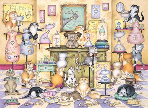Ravensburger Crazy Cats Tabby & Co 500 Piece Jigsaw Puzzle for Adults and Kids Age 10 Years Up