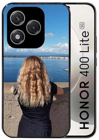 Taperso Coque Noire pour Honor 400 Lite avec Votre Photo personnalisee