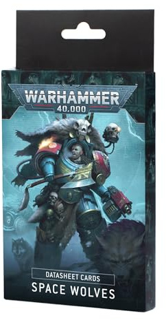 Games Workshop - Warhammer 40.000 - Datenblatt Cards: Space Wolves (10th Edition - 2025)