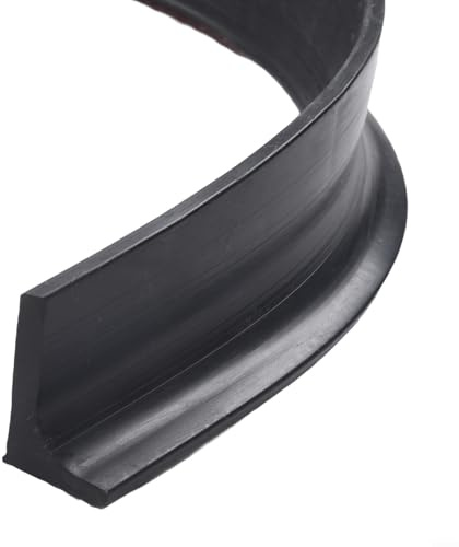 Barrière en silicone pour seuil de douche 1 m (noir)