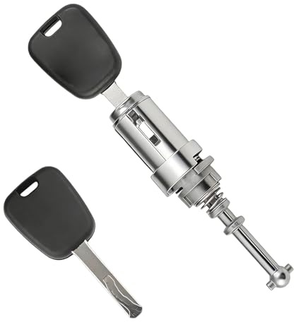 Serrure de porte Compatible avec C2 C3 C3 PLURIEL (2002-2011) | AVANT GAUCHE (conducteur) Barillet de porte, 9170T9 Kit Serrure à Barillet + 2 clés