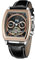 FORSINING Men's Automatic Calendar Unique Shape Display Analogue Watch with Leather Strap FSG9421M3T1