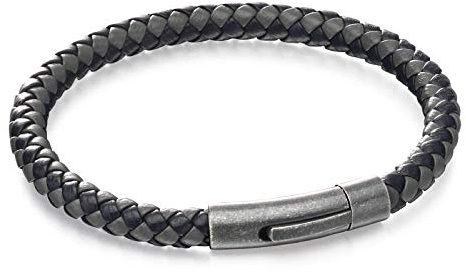 Fred Bennett Men Stainless Steel Strand Bracelet of Length 21.5cm AZ-B5062