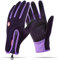 Touchsceen Fleece-isolierte Handschuhe, Thermohandschuhe, winddicht, schneefest, warm, Wintersport, Skifahren, Snowboarden, Reiten, Motorradfahren, Wandern, Camping, Autofahren