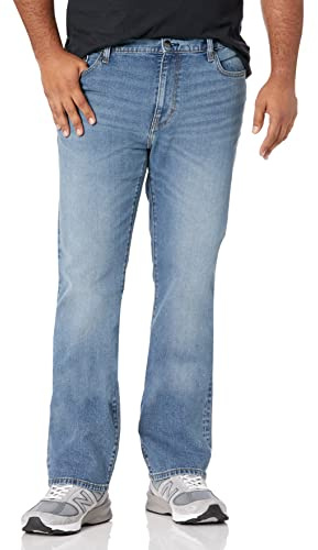 Amazon Essentials Homme Jean Bootcut Extensible à Coupe Ajustée - Couleurs abandonnées