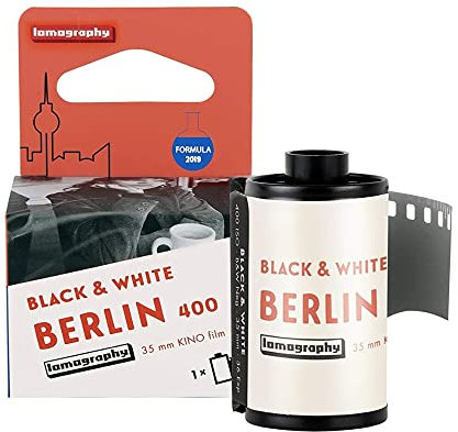 Lomography, Berlin Kino Film, schwarz/weiß negativ, 400 ISO, 35mm (F436BWCINE)
