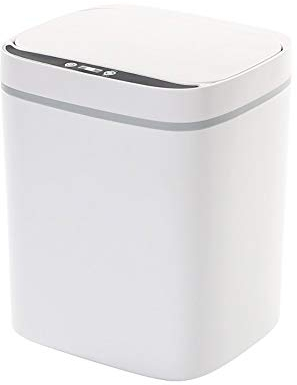 Touch-Free Automatic Trash Can Garbage Can Trash Bin with Lid for Kitchen Living Room Office Bathroom,Electronic Touchless Motion Sensor Automatic Closure Opening
