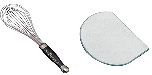 DE BUYER -2610.25 -fouet professionnel fils inox goma 25cm & 4858.00N -raclette coupe pate ronde polyethylene