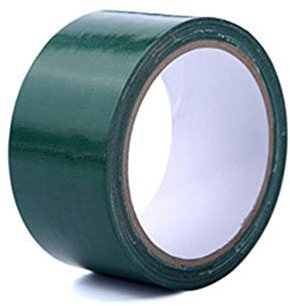 tooloflife Lot de 2 rouleaux de ruban adhésif imperméable et robuste pour réparation intérieure et extérieure (4,8 cm x 10 m, vert)