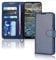 TECHGEAR Leder Hülle Nokia 2.4 - PU Leder Flip Case Schutzhülle Ledertasche [Brieftasche] Handyhülle mit Ständer und Handschlaufe Beutel kompatibel mit Nokia 2.4 - Blau