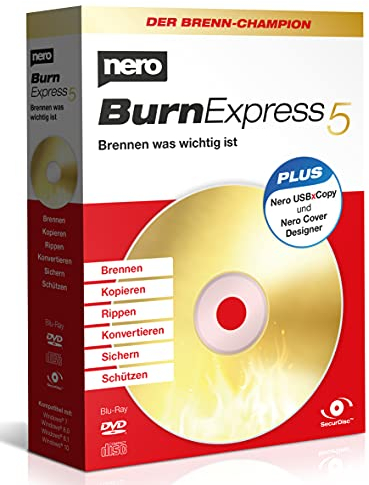 Nero Burn Express 5 - Brennen | Kopieren | Rippen | Konvertieren | Sichern | Schützen