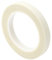 Cinta resistente al calor - 15 mm x 30 m Cinta de tela de fibra de vidrio Cinta autoadhesiva blanca Venda de aislamiento Cinta adhesiva de sellado de un solo lado para embalaje de aislamiento de capa