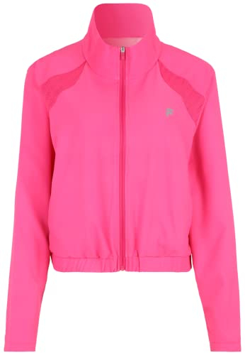 FILA Damen ROVERETO Cropped Sportjacke, Pink Yarrow, XS