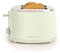 CREATE/TOAST RETRO STYLANCE/Tostadora Verde / 6 Niveles de potencia, bandeja recogemigas, termostato, descongelación, recalentar, 2 ranuras rebanadas anchas, 850W