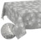 Stoff Tischdecke Tischwäsche Textil Tischtuch Baumwolle Polyester Gewebe abwaschbar pflegeleicht, in rund oval eckig Pusteblume 100x140cm Schnittkante