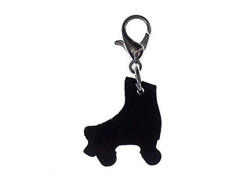 Miniblings Rollschuh Charm Rollschuhe Diskoroller Acryl - Handmade Modeschmuck I Kettenanhänger versilbert - Bettelanhänger Bettelarmband - Anhänger für Armband