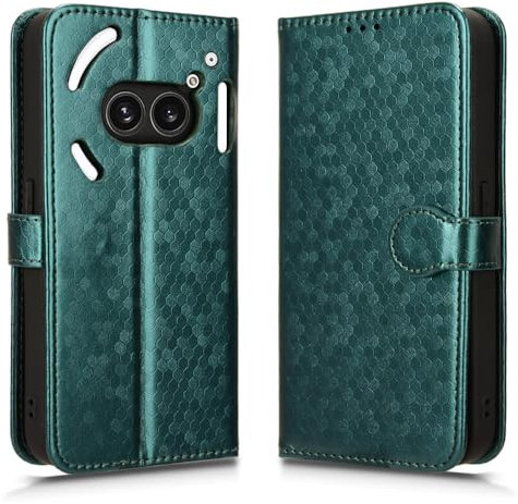 SHIEID Custodia per Nothing Phone (2a), Flip motivo dipinto Cover a Libro Nothing Phone (2a), [Kickstand] Cover per Nothing Phone (2a)-Blu-Verde