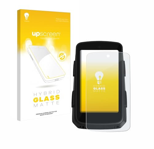 upscreen Matte Screen Protector Glass Film compatible with Hammerhead Karoo 3 - Anti-Glare, Anti-Fingerprint, 9H Glass Protection